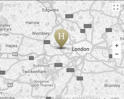 London Location of Holland and Park